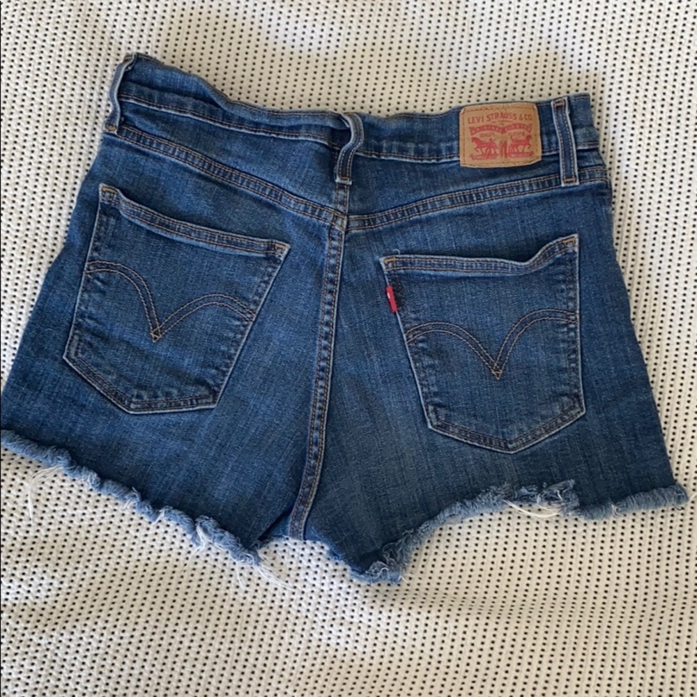 Women’s Levi jean cut offs